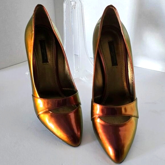 Louis Vuitton Prismatic Limited Edition Patent Leather Heels Size 36/6 - Picture 6 of 16